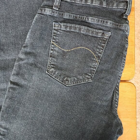 Lee Slender Secret Lower on Waist Bootcut Stretch Denim Jeans - Size 14L - Picture 3 of 9